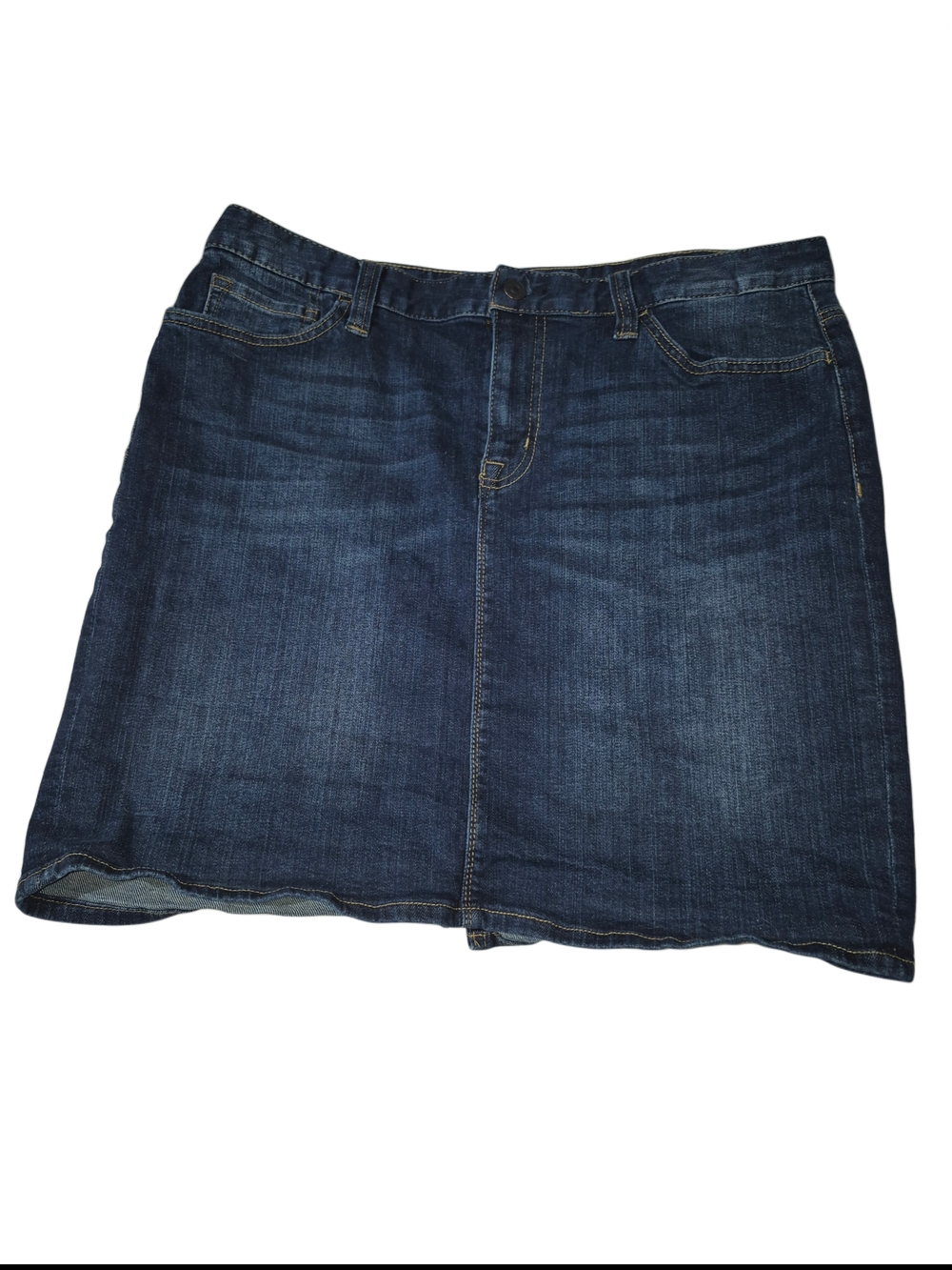 Tommy Hilfiger Dark Blue Denim Mini Skirt Size 12